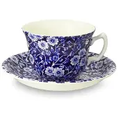 Burleigh Blue Calico tefat blå/vit