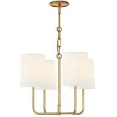 Visual Comfort Go Lightly takkrona Gilded/linne S