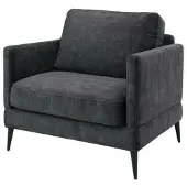 Artwood Andorra fåtölj velvet dark grey