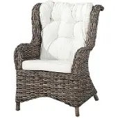 Artwood Wingchair kubu grå inkl dyna
