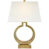 Visual Comfort Ring Form bordslampa antik mässing