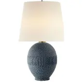 Visual Comfort Toulon bordslampa Beaded Blue