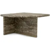 Eichholtz Ciro soffbord silver travertine