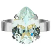 Caroline Svedbom Mini Drop ring rhodium light azore