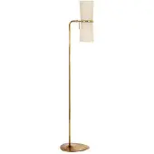Visual Comfort Clarkson golvlampa antik mässing