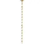 Visual Comfort Collier alabaster 48 takpendel antik mässing 3000k