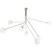 Eichholtz Topaz taklampa nickel