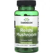 Swanson Health , Reishi Svamp, 600 mg, 60 Capsulor