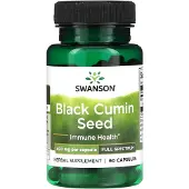 Swanson Health , Svart Kumminfrö, Fullspektrum, 400 mg, 60 Capslar