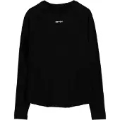 Aim'n Women's Soft Basic Long Sleeve Black