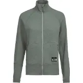 Lundhags Women's Tived Merino Full Zip Aloe Green