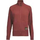 Lundhags Women's Tived Merino Full Zip Rosewood