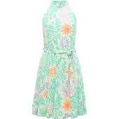 Ragwear Sommarklänning 'Angylee' ecru / royalblå / mint / orange