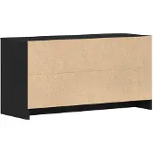 vidaXL TV-skåp Svart Ek 102 x 37,5 x 52,5 cm Konstruerat trä