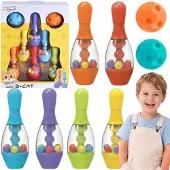 Woopie Färgade bowlingkäglor för barn (8 st)
