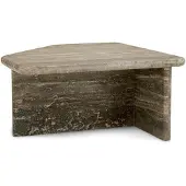 Eichholtz Ciro soffbord silver travertine