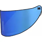 HJC RPHA 72 (HJ-48) Pinlock-Visir Blå, speglat UNI Unisex