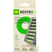 GP E821 Batteriladdare NiMH AAA (R03), AA (R6)