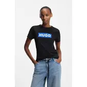 HUGO Classic 10258021 Blue T-shirt Med Korta ärmar