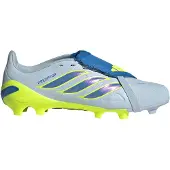 Adidas Predator League Fold-over Tongue Fg Ice Cold Precision - Crystal Sky/ray Blue/gul Barn - Gräs (Fg), storlek 31