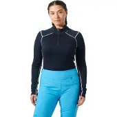 Helly Hansen Lifa Merino Midweight 1/2 Zip, Dam, Navy