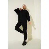 Big Dart Överdimensionerad hoodie och byxor aktivt set