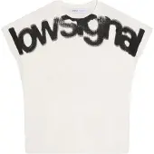 Bershka T-shirt svart / vit
