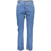 Levi's Jeans '501 CROP' blå denim