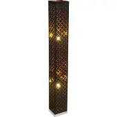 Globo Lighting Golvlampa Clarke, Svart, Vardagsrum / matsal, Metall, Golvlampa