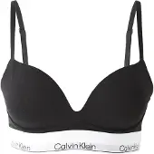 Calvin Klein Push Up Plunge Bra Icon Cotton Modal