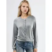 Busem Rundhalsad knäfd cardigan