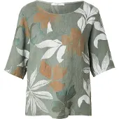 Zabaione Blus 'Pi44naa' umbra / khaki / off-white