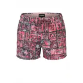 KOROSHI Badshorts hallon / svart