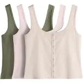 The Set Topp kräm / rosé / vit