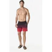 KOROSHI Badshorts röd / svart