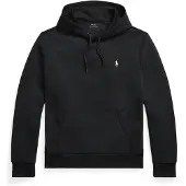 Ralph Lauren för män. 710907092013 Dubbelstickad huvtröja svart (L), Casual, Bomull