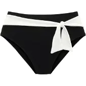 LASCANA Bikiniunderdel svart / vit