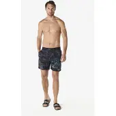 KOROSHI Badshorts aqua / antracit / mörkgrå