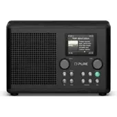 Pure Fickradio Classic H4i Black-Black Ash EU/UK Internet, DAB+, FM Svart, Ask