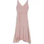 BOSS V-neck slip dress in crepe de chine