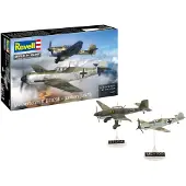 Revell Plywood modellflygplan ME BF109E &amp Junkers JU87B 1/144 Revell