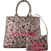 Juicy Couture Shoppingväska 'Daisy' beige / brun / rosa