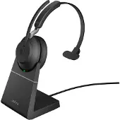 Jabra Evolve2 65 UC Mono USB-A med laddstation