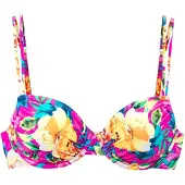 LASCANA Bikiniöverdel blå / gul / ljusgul / rosa