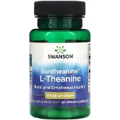 Swanson Health , Suntheanine L-Theanin, 100 mg, 60 Veggie Capslar
