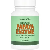 NaturesPlus Tuggtabletter med papayaproteas, 180 tabletter
