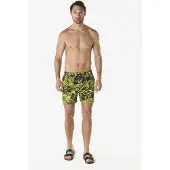 KOROSHI Badshorts neongul / svart