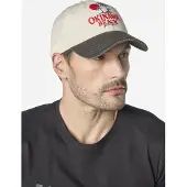 KOROSHI Keps mörkgrå / röd / off-white