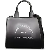 Karl Lagerfeld Handväska 'Cabas Carré Mini Dégradé Noir' svart