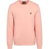 Lyle & Scott Sweatshirt Crewneck Grapefrukt Rosa Storlek